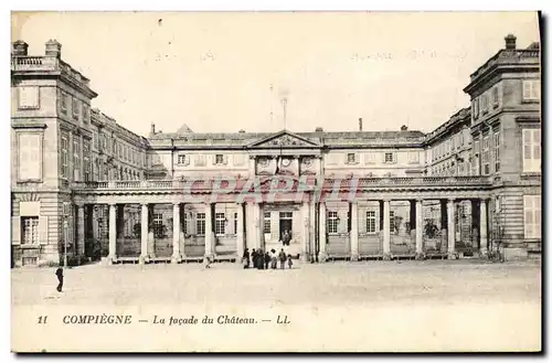 Cartes postales Compiegne La Facade du Chateau