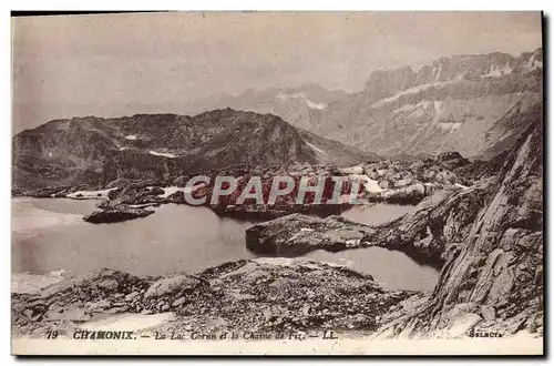 Cartes postales Chamonix La Lac Cornn et la Chaine de Fiz