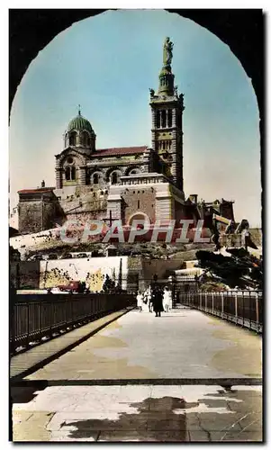 Cartes postales moderne Marseille Basilique Notre Dame de la Garde