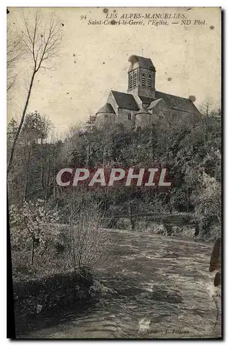 Cartes postales Les Alpes Mancelles Saint Ceneri L&#39Eglise