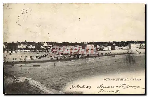 Cartes postales Royan Pontaillac La Plage