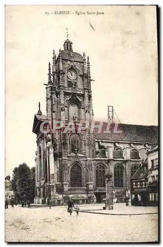 Cartes postales Elbeuf Eglise Saint Jean