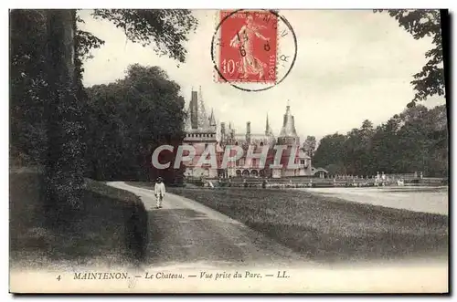 Ansichtskarte AK Maintenon Le Chateau Vue Prise du Parc