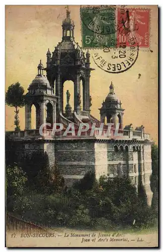 Cartes postales Bon Secours Le Monument de Jeanne d&#39Arc