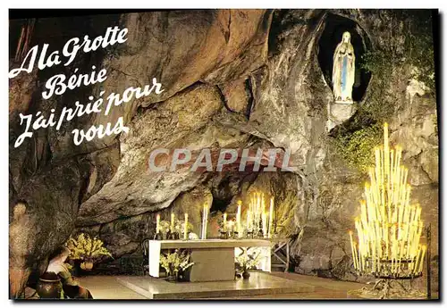 Cartes postales moderne Lourdes La Grotte Miraculeuse