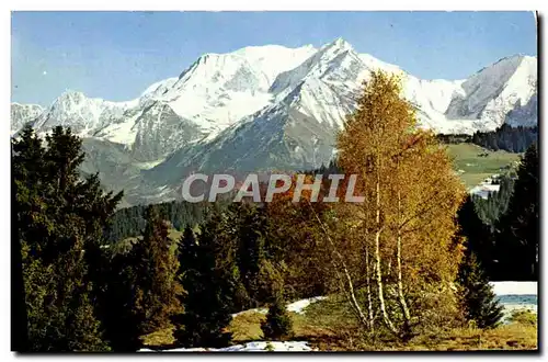 Moderne Karte Pays Du Mont Blanc