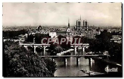 Cartes postales moderne Paris La Pointe de la Cite et les Ponts