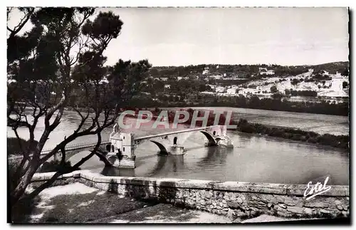 Cartes postales moderne Avignon Le Pont St Benezet Vu du Rocher des Doms