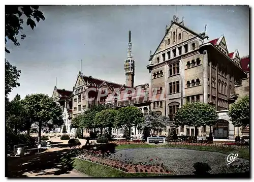 Moderne Karte Lille Le Square du Reduit et l&#39hotel de ville