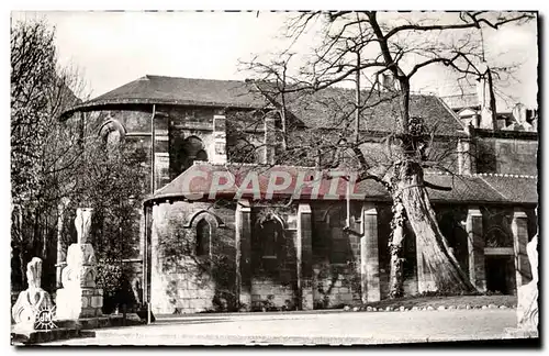 Cartes postales moderne St Julien le Pauvre Paris L&#39eglise et l&#39ancien jardin du vieil Hotel Dieu