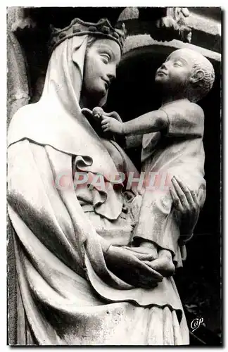 Cartes postales moderne Riom L&#39Eglise Du Marthuret La Vierge a l&#39oiseau