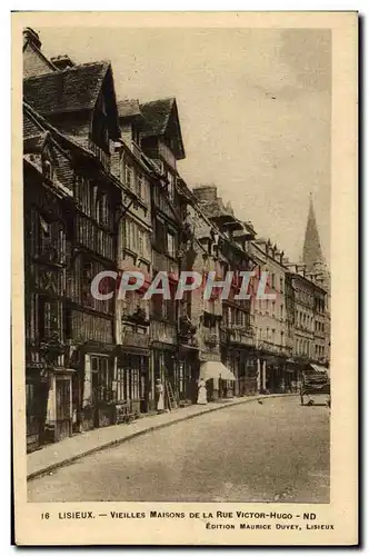 Cartes postales Lisieux Vieilles Maisons De La Rue Victor Hugo