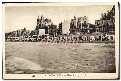 Cartes postales Villers Sur Mer La Flage a Maree Haute