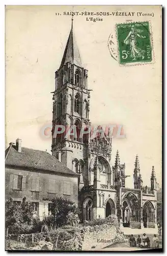 Cartes postales Saint Pere Sous Vezelay L&#39Eglise