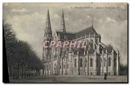 Ansichtskarte AK Chateauroux Eglise Saint Andre