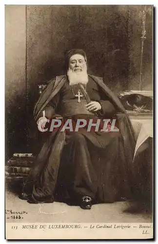 Cartes postales Musee Du Luxembourg Le Cardinal Lavigerie Bonnat