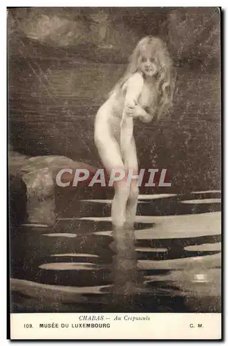 Cartes postales Musee Du Luxembourg Paris Chabas Au Crepuscule