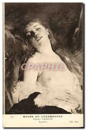 Cartes postales Musee Du Luxembourg Paris Charles Chaplin Souvenirs