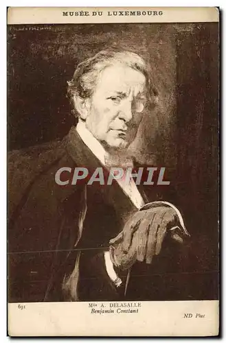 Cartes postales Musee Du Luxembourg Paris Mlle A Delasalle Benjamin Constant