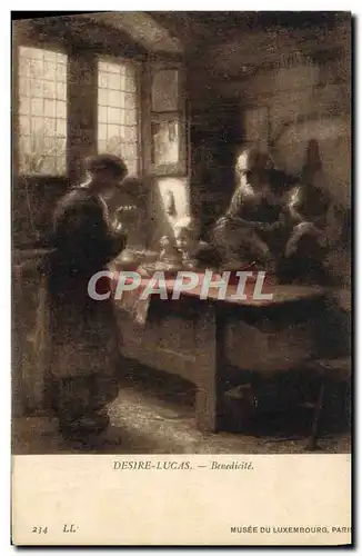 Cartes postales Musee Du Luxembourg Paris Desire Lucas Benedicite