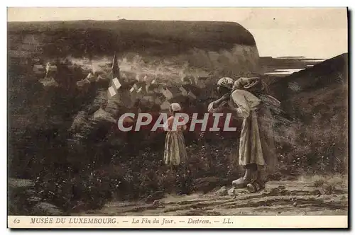 Cartes postales Musee Du Luxembourg Paris La Fin du Jour Destrem