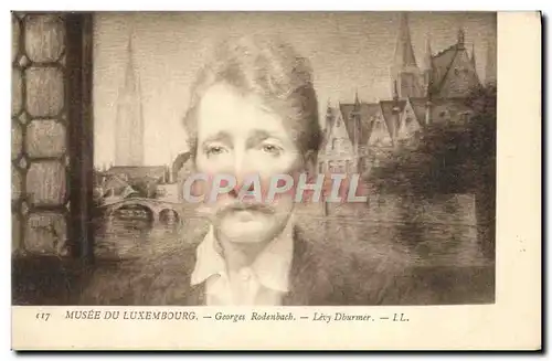 Cartes postales Musee Du Luxembourg Paris Georges Rodenbach Levy Dhurmer