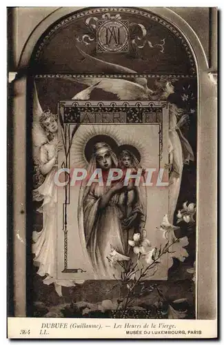 Cartes postales Musee Du Luxembourg Paris Dubufe Les Heures de la Vierge