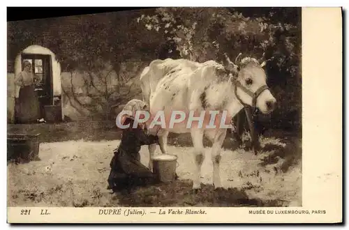 Cartes postales Musee Du Luxembourg Paris Dupre La Vache Blanche