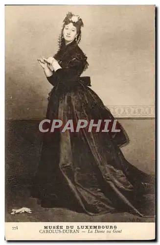 Cartes postales Musee Du Luxembourg Paris Carolus Duran AL dame au gant