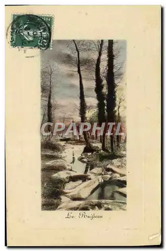 Cartes postales Fantaisie Le ruisseau