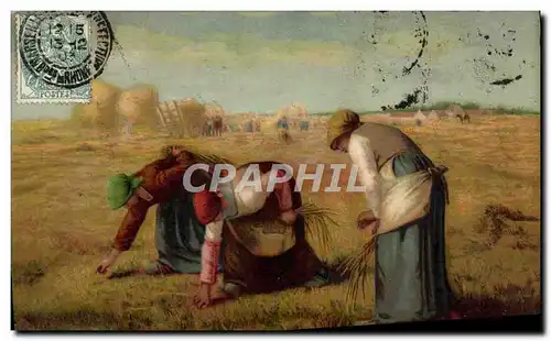 Cartes postales Fantaisie Glaneuses