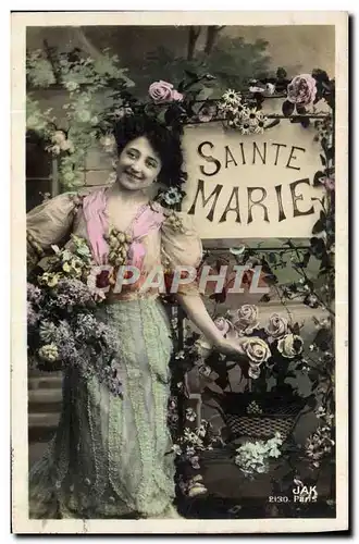 Cartes postales Fantaisie Femme Ste Marie