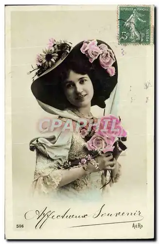 Cartes postales Fantaisie Femme