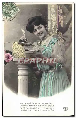 Cartes postales Fantaisie Femme