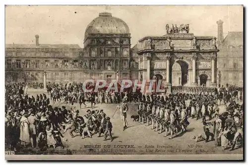 Cartes postales Musee du Louvre Paris Une revue sous l&#39Empire Bellange