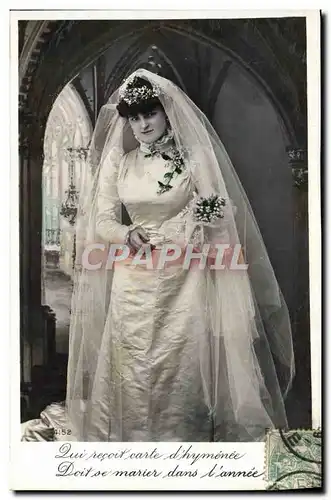 Cartes postales Fantaisie Femme Mariage