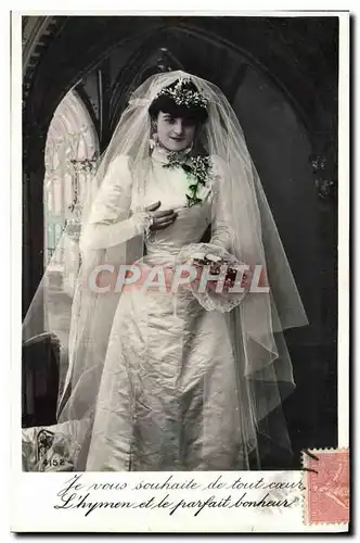 Cartes postales Fantaisie Femme Mariage