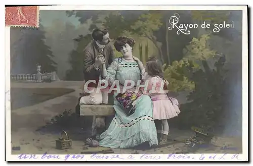 Cartes postales Fantaisie Femme Rayon de soleil