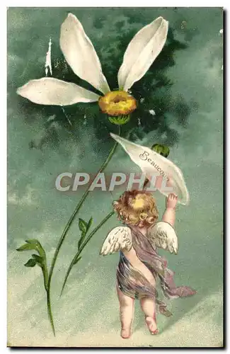 Cartes postales Fantaisie Fleur Ange