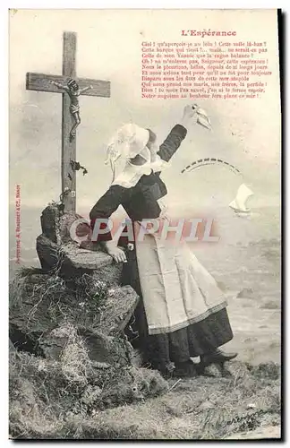 Cartes postales Folklore Femme L&#39esperance