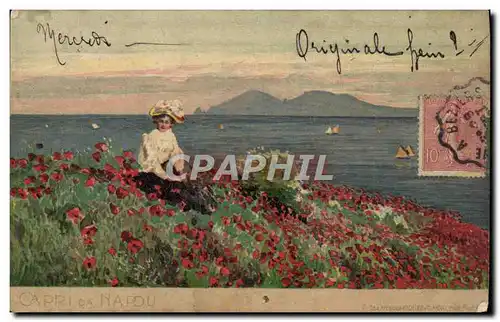 Cartes postales Fantaisie Femme CApri da Napoli