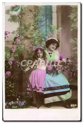 Cartes postales Fantaisie Femme Enfant