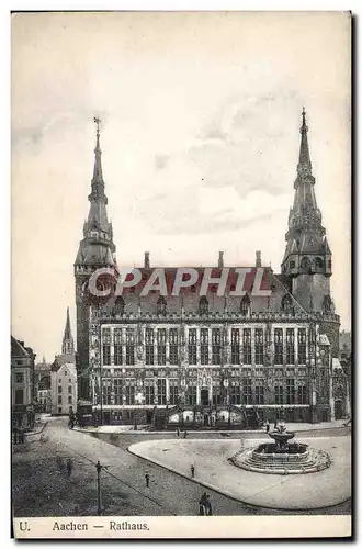 Cartes postales Aachen Rathaus