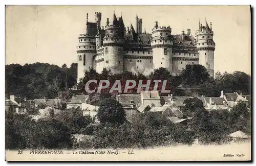 Cartes postales Pierrefonds Le chateau