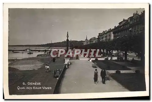 Cartes postales Geneve Quai des Eaux Vices