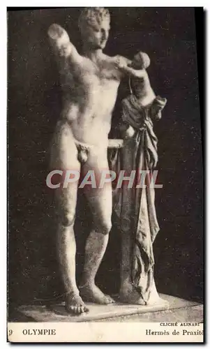 Cartes postales Olympie Hermes de Praxitele