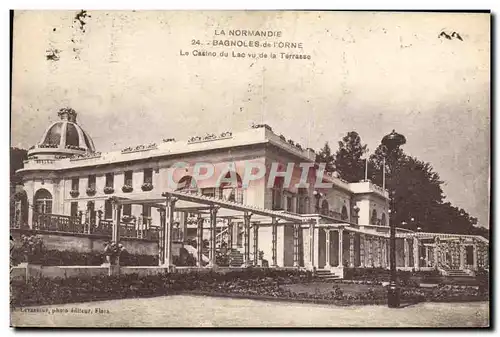 Cartes postales Bagnoles de L&#39Orne Le Casino du Lac vu de la Terrasse