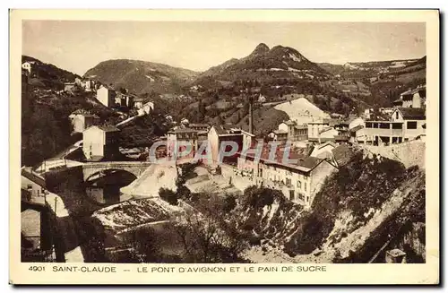 Ansichtskarte AK Saint Claude Le Pont d&#39Avignon Et Le Pain De Sucre