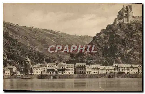 Cartes postales St Goarshausen Und die Katz