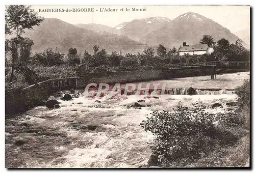Cartes postales Bagneres de Bigorre L'Adour et le Monne